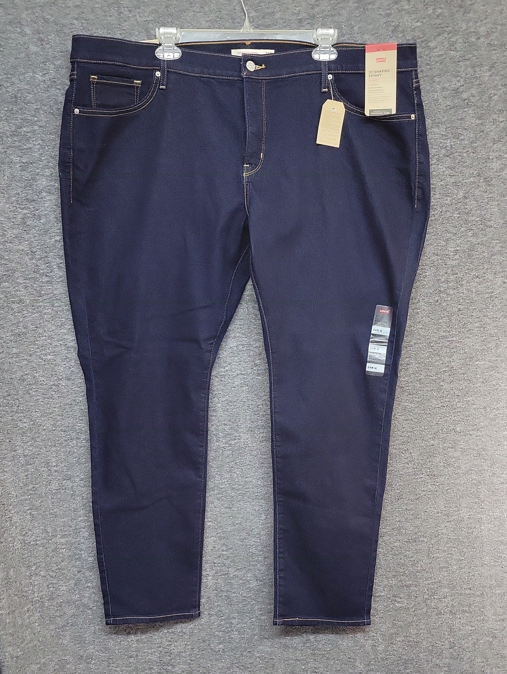 Levi 311 Shaping Skinny Dark Wash Jeans Womens Size 24W NWT